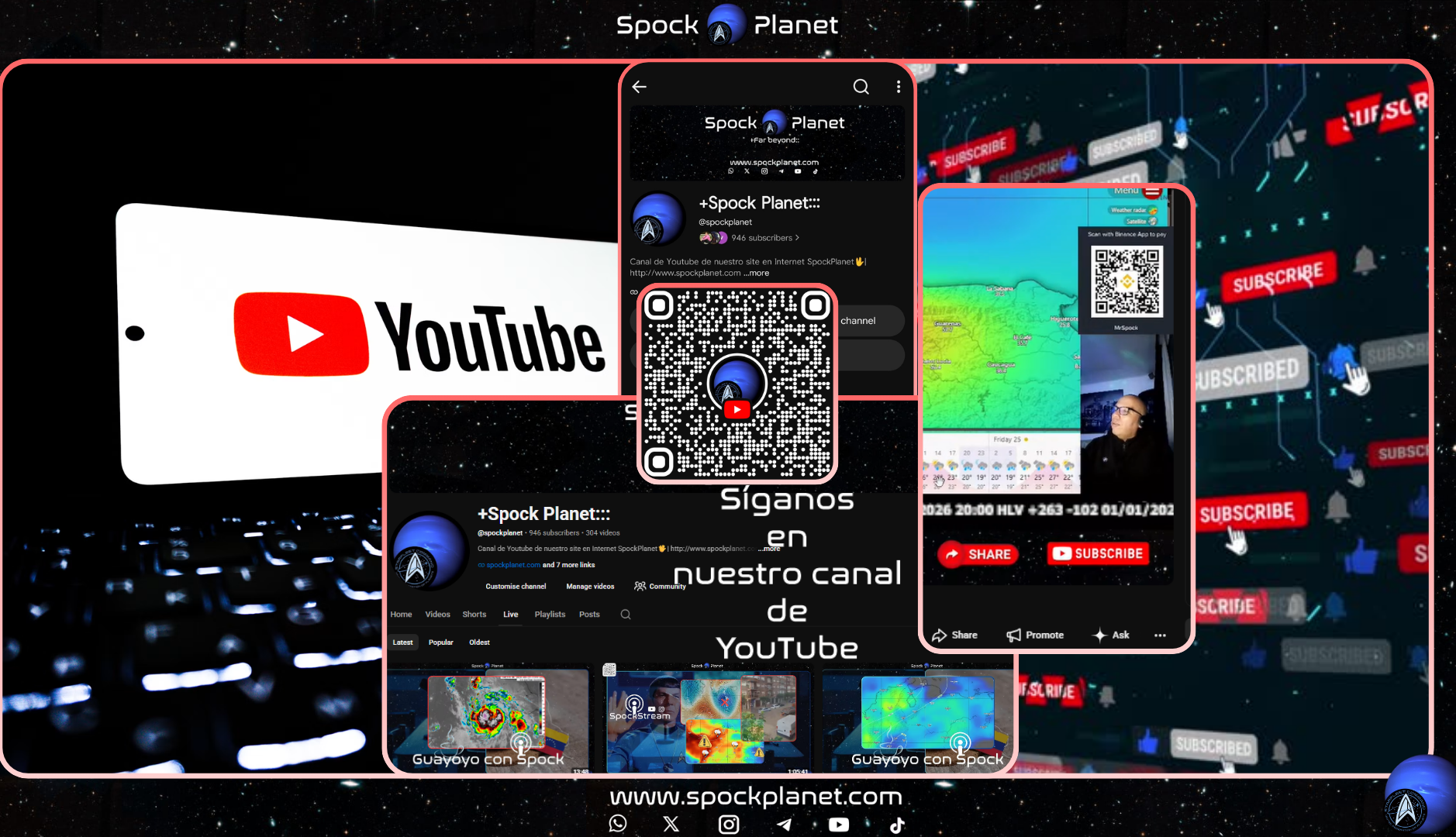 Síganos en YouTube!