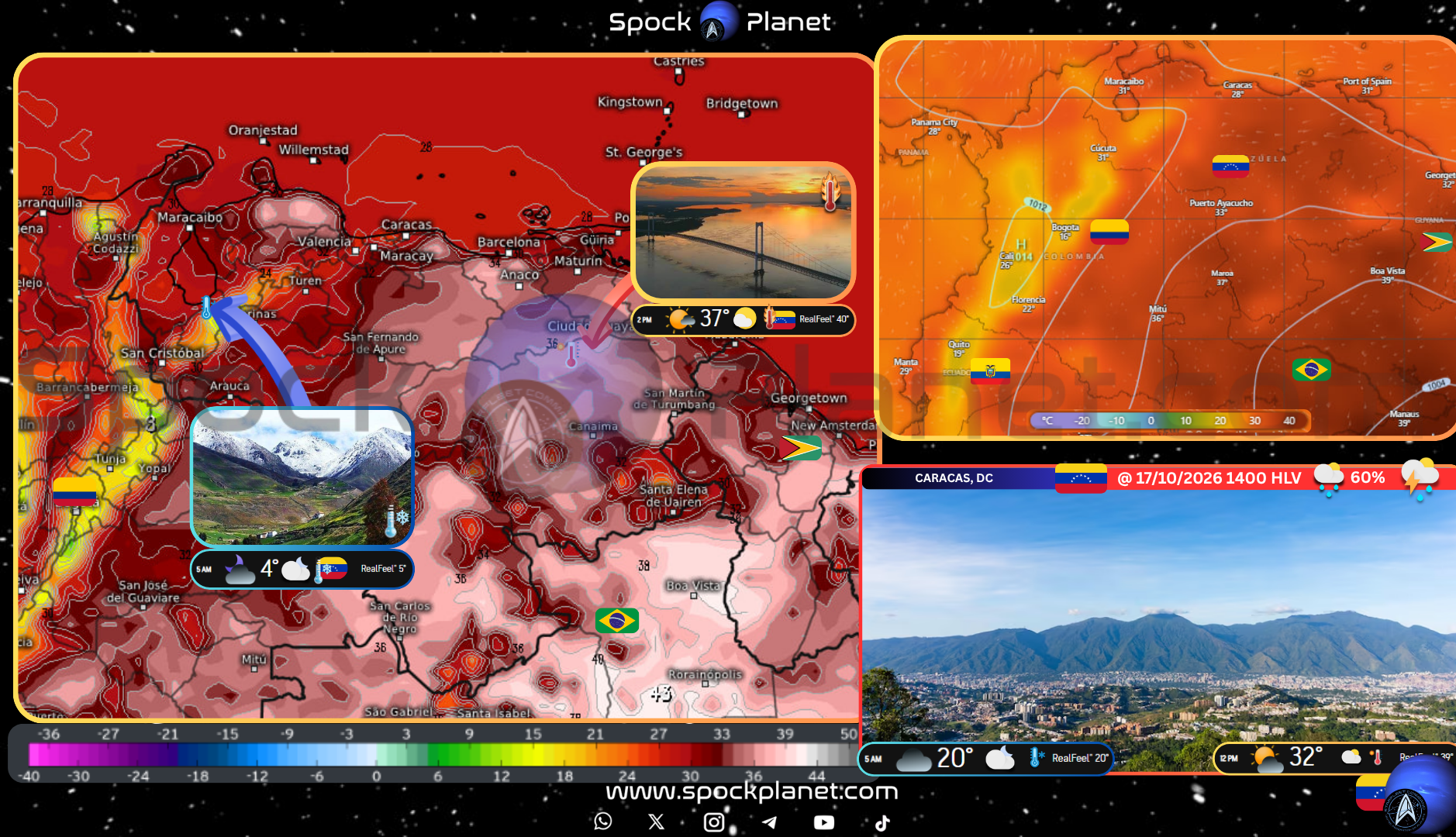 Temperaturas en Venezuela